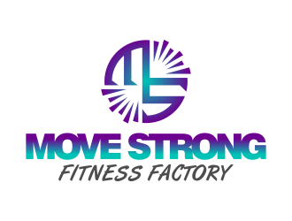 Move Strong Fitness Factory logo design by FriZign