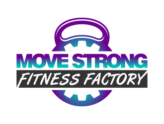 Move Strong Fitness Factory logo design by FriZign