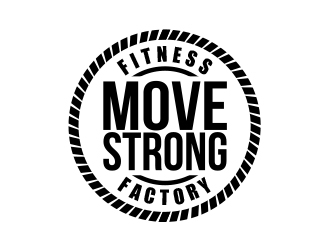 Move Strong Fitness Factory logo design by MarkindDesign