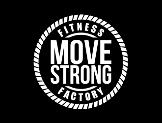 Move Strong Fitness Factory logo design by MarkindDesign
