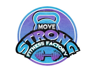 Move Strong Fitness Factory logo design by aryamaity