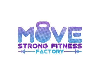 Move Strong Fitness Factory logo design by aryamaity