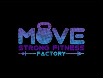 Move Strong Fitness Factory logo design by aryamaity