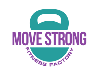 Move Strong Fitness Factory logo design by kunejo