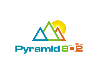 Pyramid 802 Plus logo design by BlessedArt