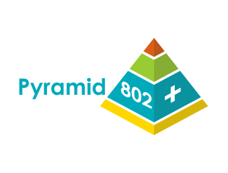 Pyramid 802 Plus logo design by creator_studios