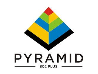 Pyramid 802 Plus logo design by EkoBooM