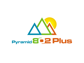 Pyramid 802 Plus logo design by BlessedArt