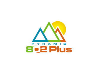 Pyramid 802 Plus logo design by BlessedArt