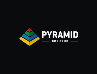 Pyramid 802 Plus logo design by vostre