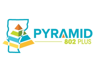 Pyramid 802 Plus logo design by jaize