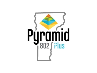 Pyramid 802 Plus logo design by zakdesign700