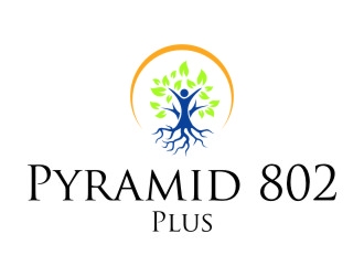 Pyramid 802 Plus logo design by jetzu