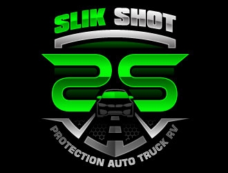 SLIK SHOT PROTECTION  AUTO TRUCK RV  logo design by design_brush
