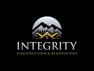 Integrity Construction and Renovations logo design by puthreeone