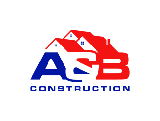 A & B Construction logo design by BlessedArt