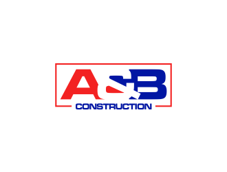 A & B Construction logo design by qqdesigns