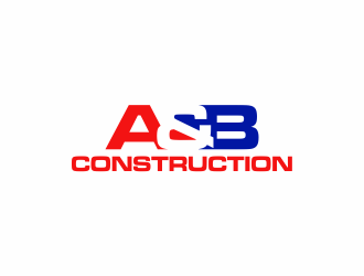 A & B Construction logo design by eagerly