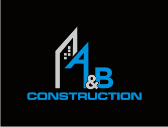 A & B Construction logo design by cintya