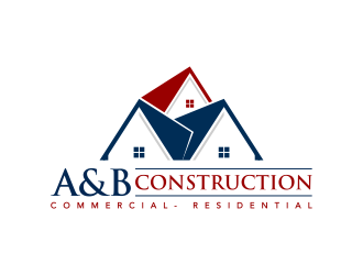 A & B Construction logo design by ellsa