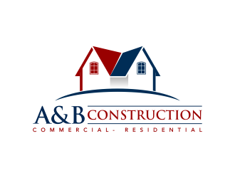 A & B Construction logo design by ellsa