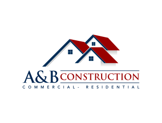 A & B Construction logo design by ellsa