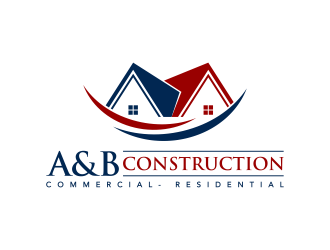 A & B Construction logo design by ellsa