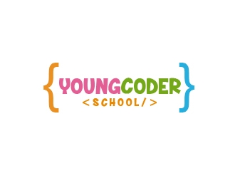 Young Coder School logo design by shravya