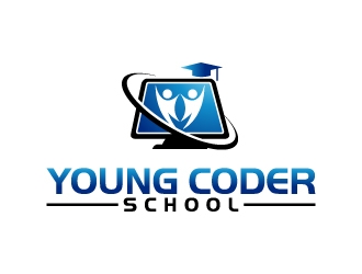 Young Coder School logo design by abss
