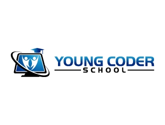 Young Coder School logo design by abss