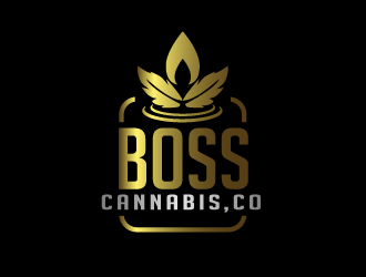 BOSS Cannabis Co. logo design by logy_d