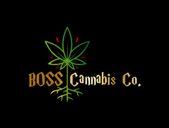 BOSS Cannabis Co. logo design by Gwerth