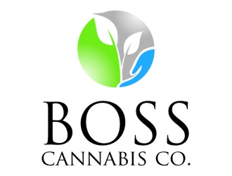 BOSS Cannabis Co. logo design by jetzu