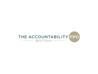The Accountability Pro (with my name Tiffany Robinson as an added element that can be added or removed) logo design by johana