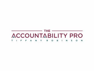 The Accountability Pro (with my name Tiffany Robinson as an added element that can be added or removed) logo design by ammad