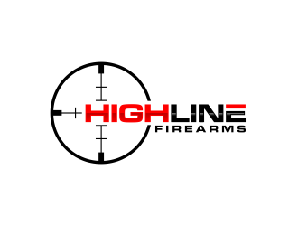 HighLine Firearms logo design by haidar