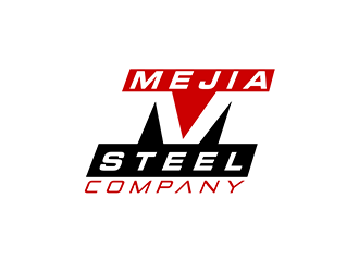The Mejia Steel Company logo design by 3Dlogos