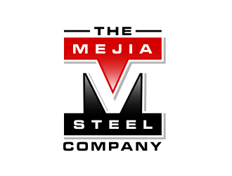 The Mejia Steel Company logo design by evdesign