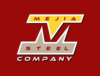 The Mejia Steel Company logo design by shravya