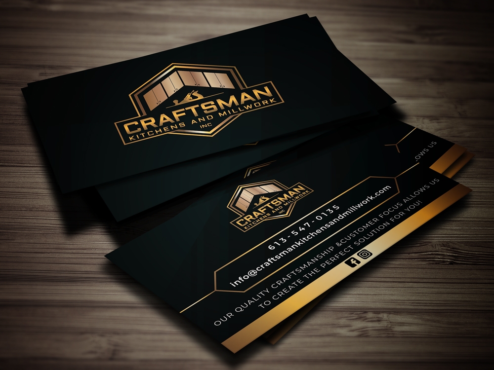 Craftsman Kitchens and Millwork  logo design by rootreeper