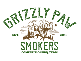 Grizzly Paw Smokers logo design by Ultimatum