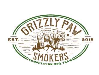 Grizzly Paw Smokers logo design by Ultimatum