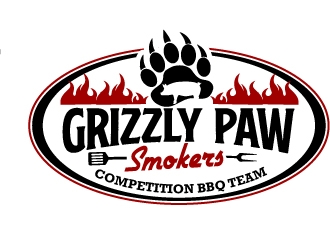 Grizzly Paw Smokers logo design by jaize
