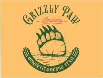 Grizzly Paw Smokers logo design by Mardhi