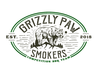 Grizzly Paw Smokers logo design by Ultimatum