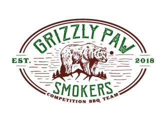 Grizzly Paw Smokers logo design by Ultimatum