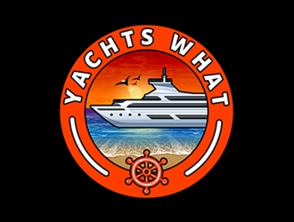 Yachts What (part of Super Yacht Captain) logo design by XyloParadise