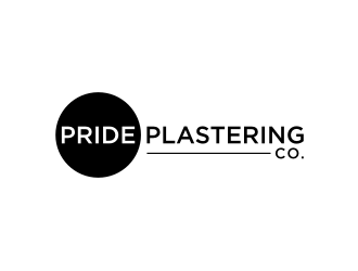 Pride Plastering Co. logo design by nurul_rizkon