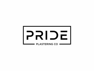 Pride Plastering Co. logo design by Editor