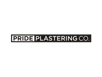 Pride Plastering Co. logo design by febri